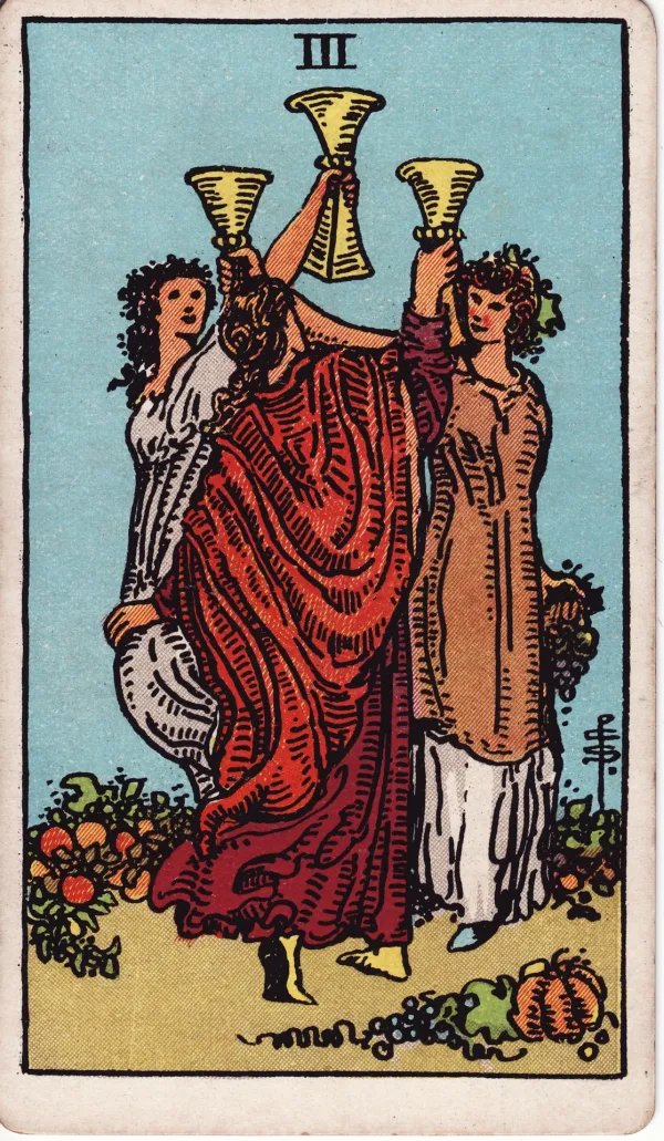 A card turned face up in this position